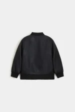 Faux Leather Bomber Jacket