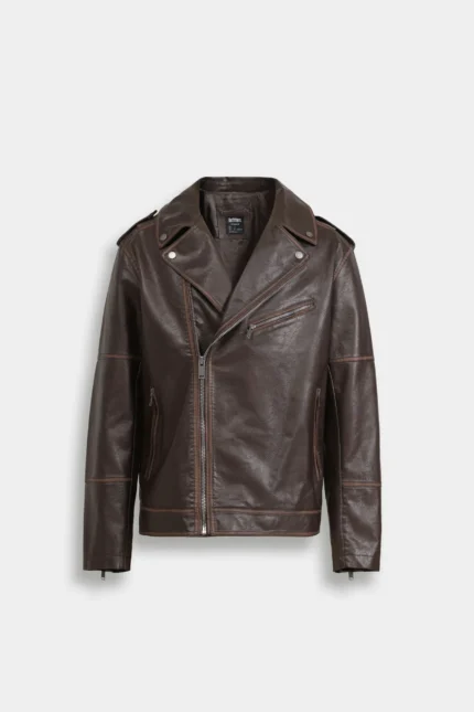 Faux Leather Biker Jacket